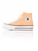 Converse Orange Chuck Taylor All Star Lift Platform Sneakers