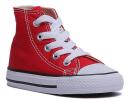 Converse Red Chuck Taylor All Star Hi Top Trainers