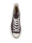 Converse Run Star Legacy CX Hi Sneakers in Black Cherry-Red