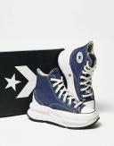 Converse Run Star Legacy CX Hi Sneakers in Navy
