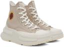 Converse Run Star Legacy CX Sneakers With Crochet Sunflower in Grey