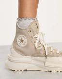 Converse Run Star Legacy CX Sneakers With Crochet Sunflower in Grey