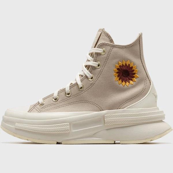 Converse Run Star Legacy CX Sneakers With Crochet Sunflower in Grey