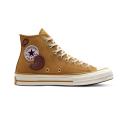 Converse Unisex Chuck 70 Crafted Patches High Top Burnt Honey Sneakers