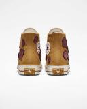 Converse Unisex Chuck 70 Crafted Patches High Top Burnt Honey Sneakers