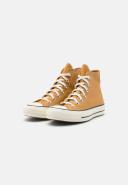 Converse Unisex Chuck 70 Leather High Top Golden Tan Sneakers