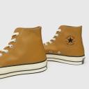 Converse Unisex Chuck 70 Leather High Top Golden Tan Sneakers
