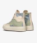 Converse Unisex Chuck 70 Mixed Textiles High Top Natural Sneakers
