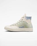 Converse Unisex Chuck 70 Mixed Textiles High Top Natural Sneakers