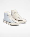 Converse Unisex Chuck 70 Nautical Menswear High Top Ghosted/Vintage White Sneakers