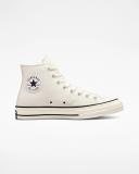 Converse Unisex Chuck 70 Nautical Menswear High Top Ghosted/Vintage White Sneakers