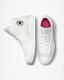 Converse Unisex Chuck 70 Redux Scrap High Top White Sneakers
