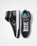 Converse Unisex Pro Blaze V2 Mid Black Sneakers