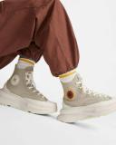 Converse Unisex Run Legacy CX Festival High Top Beach Stone Sneakers