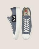 Converse Unisex x Comme Des Garçons Chuck 70 Play Low Top Steel Grey Sneakers