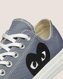 Converse Unisex x Comme Des Garçons Chuck 70 Play Low Top Steel Grey Sneakers