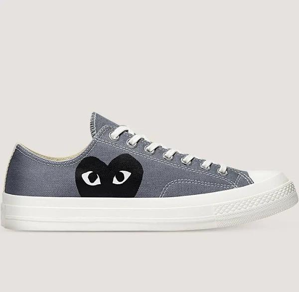 Converse Unisex x Comme Des Garçons Chuck 70 Play Low Top Steel Grey Sneakers