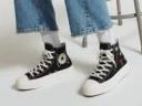 Converse Womens Chuck Taylor Hi Lift Trainer - Black - Size - 8