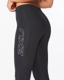 Core Compression 3/4 Tights, 2XU, XXL, Black/Silver, Female