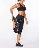 Core Compression 3/4 Tights, 2XU, XXL, Black/Silver, Female