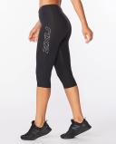 Core Compression 3/4 Tights, 2XU, XXL, Black/Silver, Female