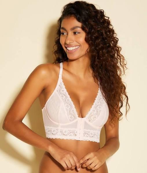 Cosabella Women's Forever Front Closure Underwire Bra, Pink, 36dd/e, Mesh Bra