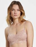 Cosabella Women's Never Say Never Sweetie Bralette, Brown, Xlarge, Lace Bralette