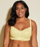 Cosabella Women's Never Say Never Sweetie Bralette, Brown, Xlarge, Lace Bralette