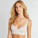 Cosabella Women's Never Say Never Sweetie Bralette, Brown, Xlarge, Lace Bralette