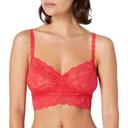 Cosabella Women's Never Say Never Sweetie Bralette, Brown, Xlarge, Lace Bralette