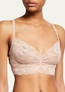 Cosabella Women's Never Say Never Sweetie Bralette, Brown, Xlarge, Lace Bralette