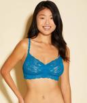 Cosabella Women's Never Say Never Sweetie Bralette, Brown, Xlarge, Lace Bralette