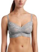 Cosabella Women's Never Say Never Sweetie Bralette, Brown, Xlarge, Lace Bralette