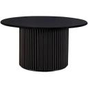 Cosmos Coffee Table - Black Oak - 85cm - by Life Interiors