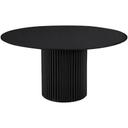 Cosmos Dining Table - Black Oak - 150cm - by Life Interiors