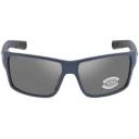 Costa Del Mar Blackfin Pro Grey Polarized Glass Rectangular Men`s Sunglasses