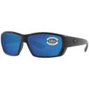 Costa Del Mar Tuna Alley Polarized Sunglasses Blackout/Blue Mirror 580P Mislabel