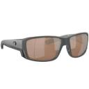 Costa Del Mar Tuna Alley Polarized Sunglasses Blackout/Blue Mirror 580P Mislabel