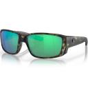 Costa Del Mar Tuna Alley Polarized Sunglasses Blackout/Blue Mirror 580P Mislabel