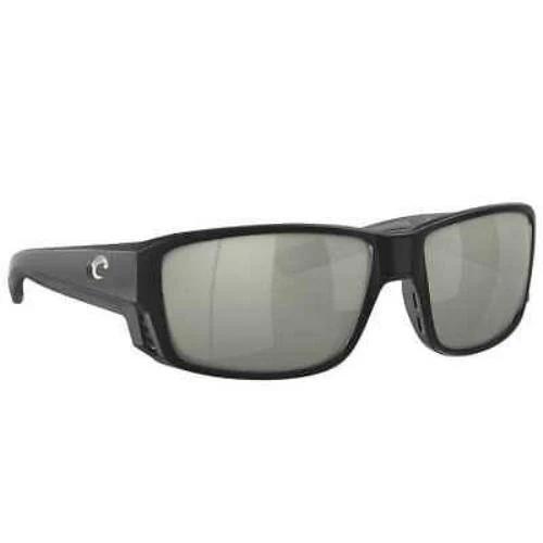 Costa Tuna Alley Pro Matte Black w/Gray Silver Mirror 580G Lens 06S9105-91050460