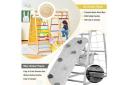 Costway 8-in-1 Kids Playground Set Wood Swing Slide Climb Play Sets Indoor Outdoor Kidergarden Amusement Park