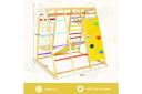 Costway 8-in-1 Kids Playground Set Wood Swing Slide Climb Play Sets Indoor Outdoor Kidergarden Amusement Park
