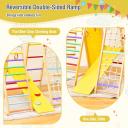 Costway 8-in-1 Kids Playground Set Wood Swing Slide Climb Play Sets Indoor Outdoor Kidergarden Amusement Park