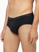 Cotton Classics 4 Pack Hip Briefs Black XS