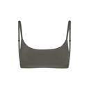 Cotton Jersey Scoop Bralette | Juniper