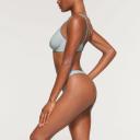 Cotton Logo Underwire Demi Bra | Frost