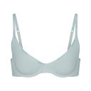 Cotton Logo Underwire Demi Bra | Frost