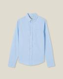 Cotton On - Men's Blue Shirts - Mayfair Long Sleeve Shirt - Size XXXL at The Iconic