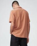 Cotton On - Men's Brown Shirts - Riviera Short Sleeve Shirt - Size L at The Iconic