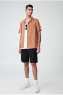 Cotton On - Men's Brown Shirts - Riviera Short Sleeve Shirt - Size S at The Iconic